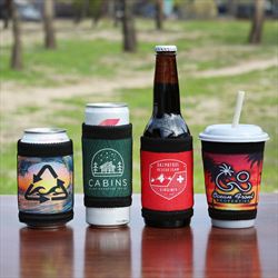 DC20014CP Eco Freek Beverage Sleeve With Full Color Custom Imprint